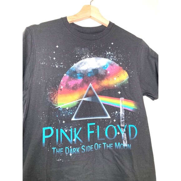 Pink Floyd Dark Side Of The Moon Graphic Printed T-Shirt Rainbow Size Small NWT - Picture 2 of 6